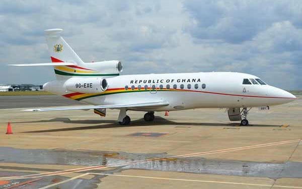 Ghana spent over $50m to rent aircraft