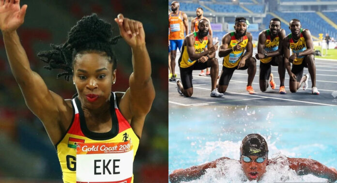 14 athletes representing Ghana