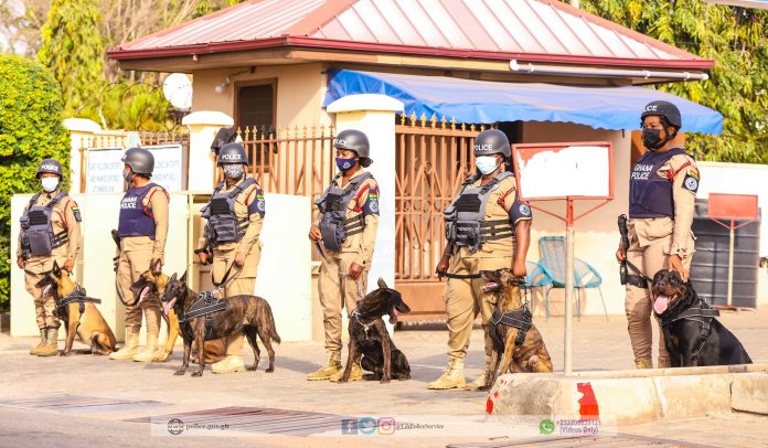 K-9 Unit of the Ghana Police Service