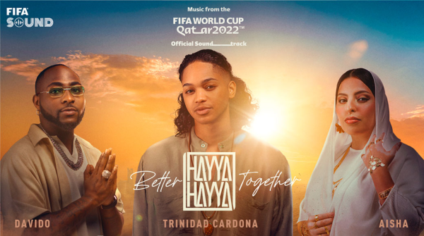 Davido featured on Qatar 2022 FIFA World Cup's official song