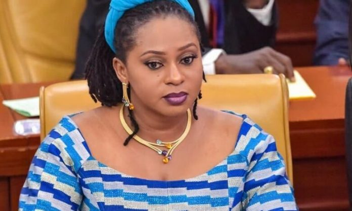 Sarah Adwoa Safo's position as a minister of state has been terminated.