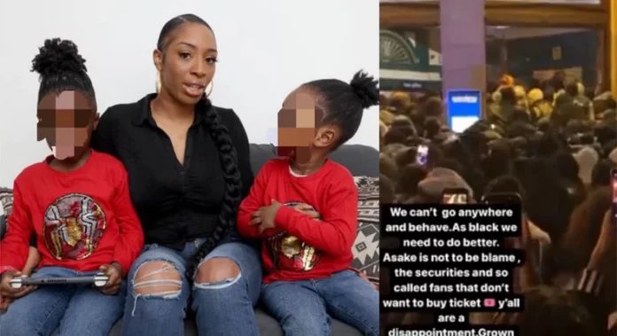 Lady dies leaving behind 2 children after injuries from Asake's chaotic Brixton show